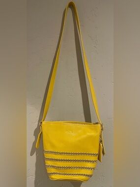 Rare Coach Mini Duffle Whiplash Leather with whipstiching & chain detail  w/ COA